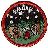 Smores patch for Girl Scouts
