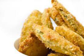 Fried dill pickels
