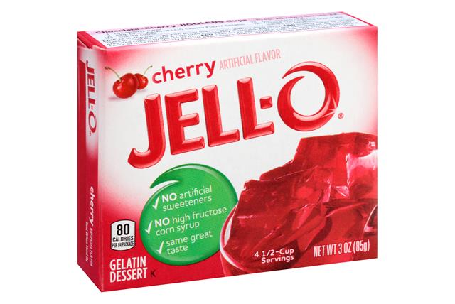 Jell-o box