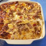 Cheese and sausage strata