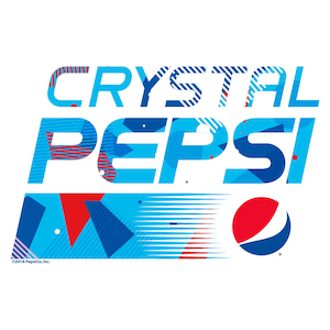 Crystal Pepsi Cola Soft Drink Logo