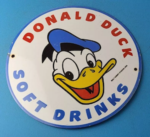 Donald Duck Soft Drinks Logo