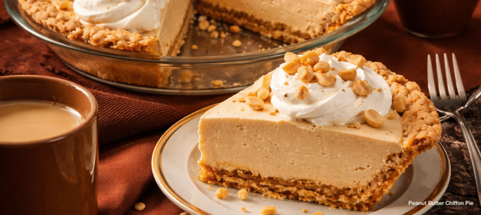 Peanut Butter Chiffon Pie – Grub Americana