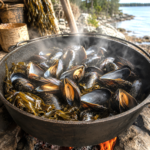 Wabanaki-Style Steamed Mussels